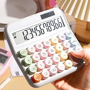 Portable storage organiser and Digital calculator combo